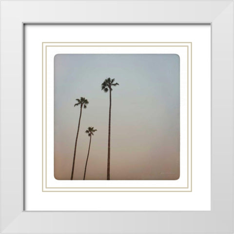 California Dreams I White Modern Wood Framed Art Print with Double Matting by Eichman, Andre