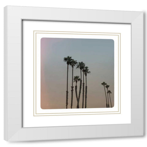 California Dreams II White Modern Wood Framed Art Print with Double Matting by Eichman, Andre