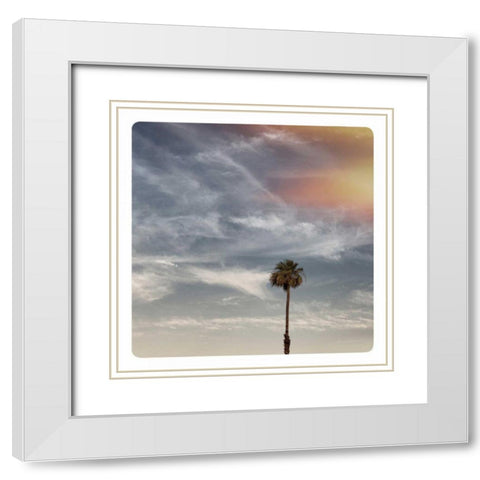 Sunny California Dreams White Modern Wood Framed Art Print with Double Matting by Eichman, Andre