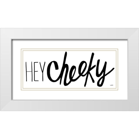 Bathroom Etiquette VII White Modern Wood Framed Art Print with Double Matting by York, Leah