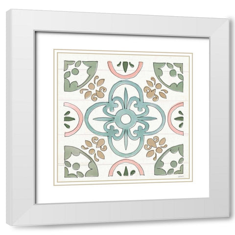 Country Love IX White Modern Wood Framed Art Print with Double Matting by Tavoletti, Anne