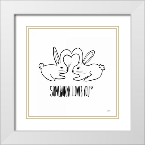 Animalistic IV White Modern Wood Framed Art Print with Double Matting by York, Leah