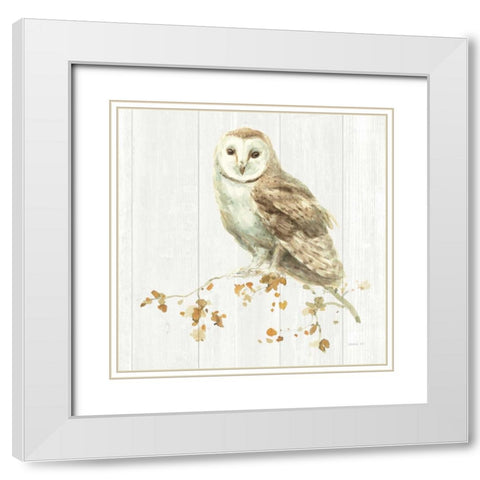 Meadows Edge VIII on Wood White Modern Wood Framed Art Print with Double Matting by Nai, Danhui