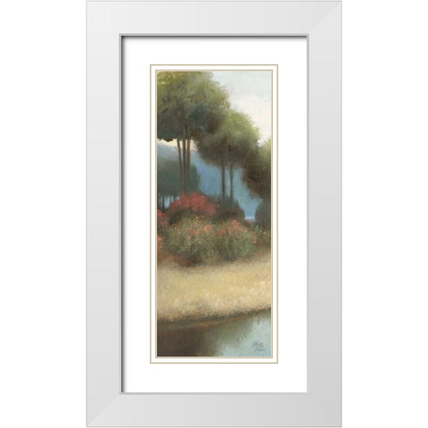 By the Waterways I Crop I White Modern Wood Framed Art Print with Double Matting by Wiens, James