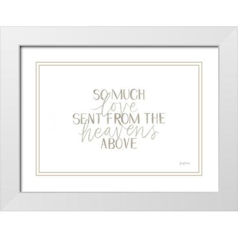 Little Child III White Modern Wood Framed Art Print with Double Matting by Thorns, Becky