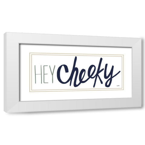 Bathroom Etiquette VII BG White Modern Wood Framed Art Print with Double Matting by York, Leah