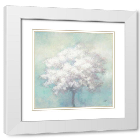 Spring Hope White Modern Wood Framed Art Print with Double Matting by Purinton, Julia