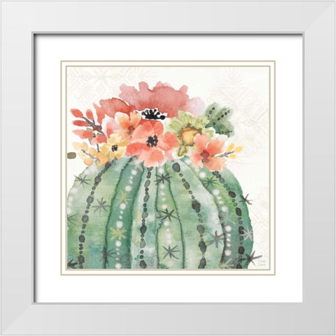 Sweet Southwest VI White Modern Wood Framed Art Print with Double Matting by June, Dina
