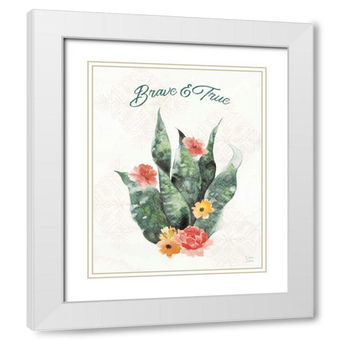 Sweet Southwest XI White Modern Wood Framed Art Print with Double Matting by June, Dina