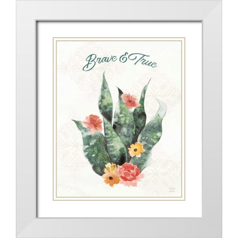 Sweet Southwest XI White Modern Wood Framed Art Print with Double Matting by June, Dina