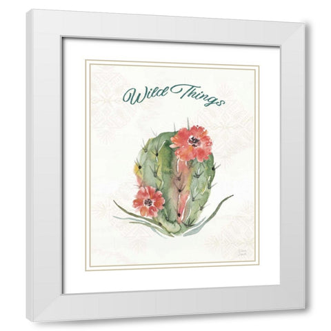 Sweet Southwest XII White Modern Wood Framed Art Print with Double Matting by June, Dina
