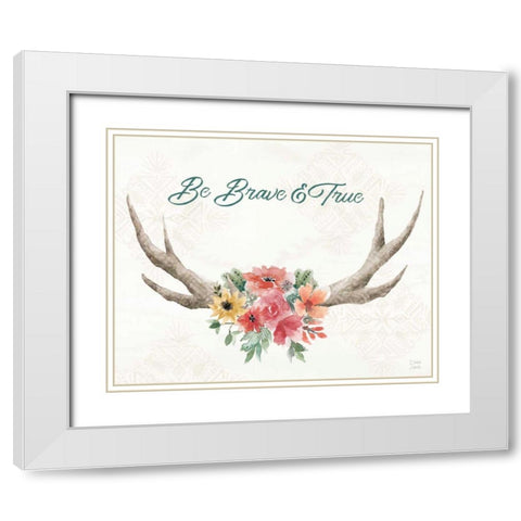 Sweet Southwest XVII White Modern Wood Framed Art Print with Double Matting by June, Dina