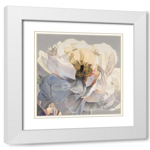 Morning Glow I Neutral White Modern Wood Framed Art Print with Double Matting by Wiens, James