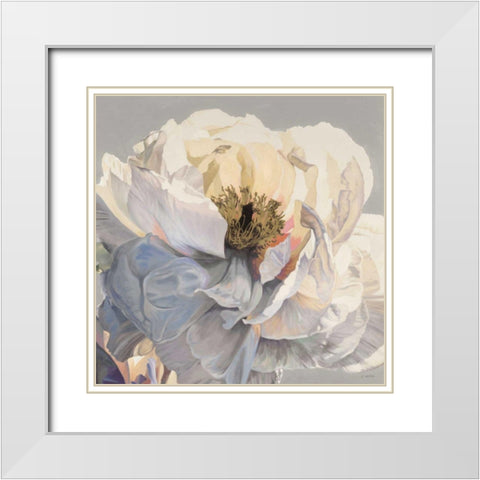 Morning Glow I Neutral White Modern Wood Framed Art Print with Double Matting by Wiens, James