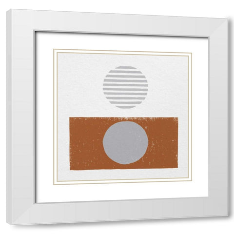 Reflection II White Modern Wood Framed Art Print with Double Matting by Hershey, Moira