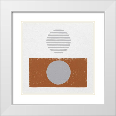 Reflection II White Modern Wood Framed Art Print with Double Matting by Hershey, Moira