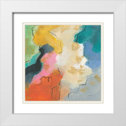 Daydream II White Modern Wood Framed Art Print with Double Matting by Vassileva, Silvia