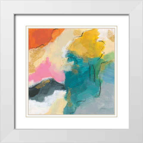 Daydream IV White Modern Wood Framed Art Print with Double Matting by Vassileva, Silvia