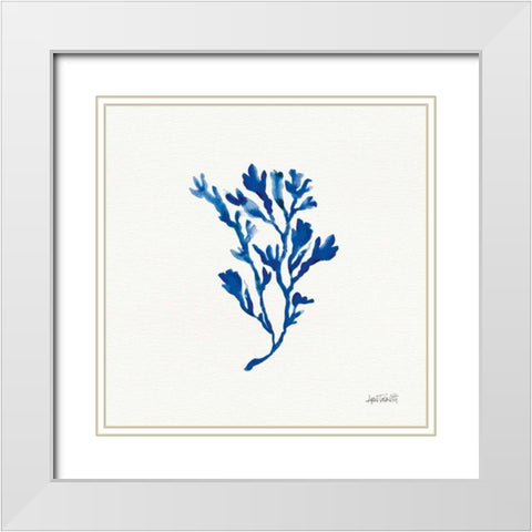Deep Sea Botanical II White Modern Wood Framed Art Print with Double Matting by Tavoletti, Anne