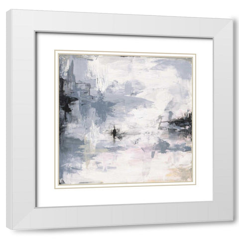 Finale I White Modern Wood Framed Art Print with Double Matting by Prahl, Courtney