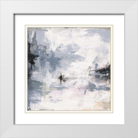 Finale I White Modern Wood Framed Art Print with Double Matting by Prahl, Courtney