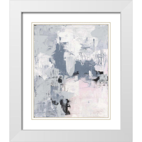 Oracle II White Modern Wood Framed Art Print with Double Matting by Prahl, Courtney