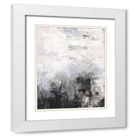 Oracle III White Modern Wood Framed Art Print with Double Matting by Prahl, Courtney
