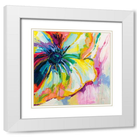 Winsome White Modern Wood Framed Art Print with Double Matting by Vertentes, Jeanette
