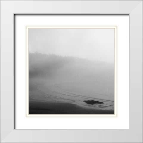 Salt Creek II White Modern Wood Framed Art Print with Double Matting by Marshall, Laura