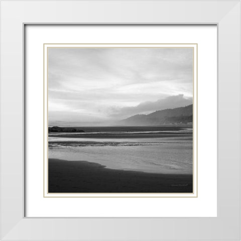 Salt Creek IV White Modern Wood Framed Art Print with Double Matting by Marshall, Laura