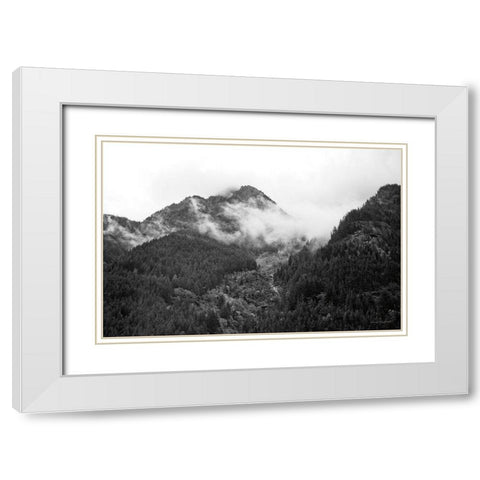 North Cascades I White Modern Wood Framed Art Print with Double Matting by Marshall, Laura