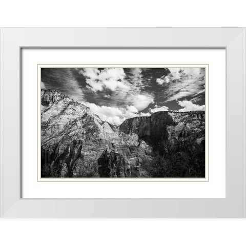 Scouts Landing I White Modern Wood Framed Art Print with Double Matting by Marshall, Laura