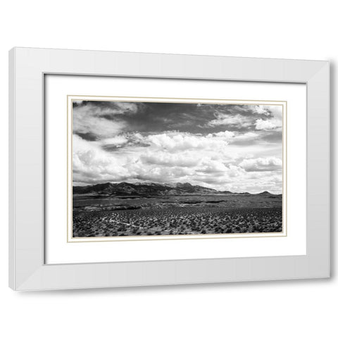 Virgin Mountains I White Modern Wood Framed Art Print with Double Matting by Marshall, Laura