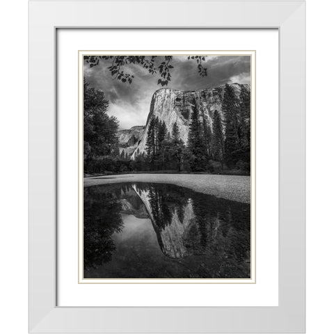 Yosemite I White Modern Wood Framed Art Print with Double Matting by Eichman, Andre
