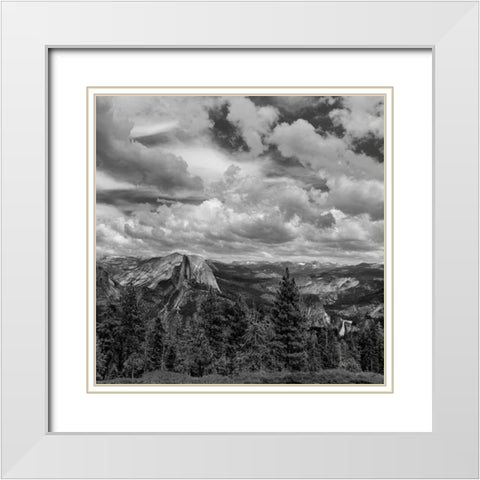 Yosemite IV White Modern Wood Framed Art Print with Double Matting by Eichman, Andre