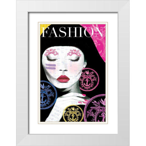 Fashion White Modern Wood Framed Art Print with Double Matting by Charro, Mercedes Lopez