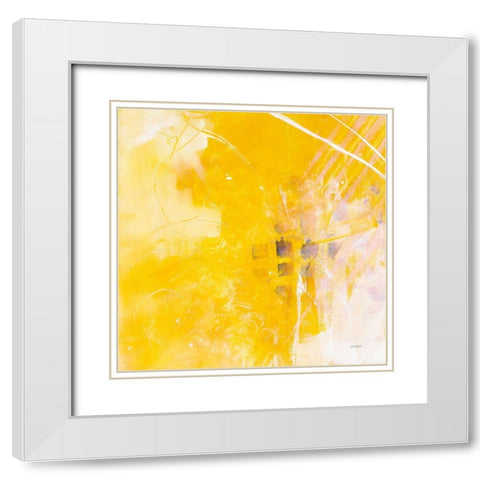 Understatement Crop White Modern Wood Framed Art Print with Double Matting by Schick, Mike