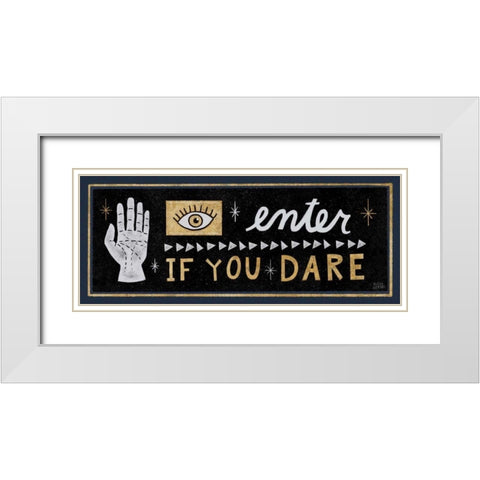 Frightfully Wicked VIII Dark White Modern Wood Framed Art Print with Double Matting by Averinos, Melissa