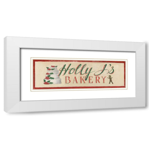 Holiday Moments IX v2 White Modern Wood Framed Art Print with Double Matting by Wiens, James