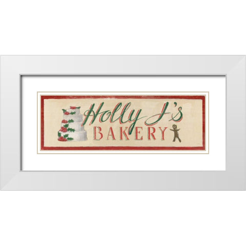 Holiday Moments IX v2 White Modern Wood Framed Art Print with Double Matting by Wiens, James