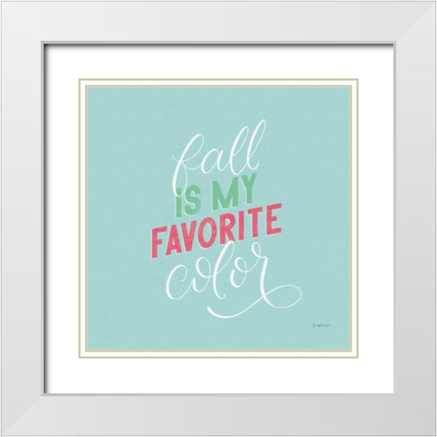 Autumn Sayings I No Leaves Bright White Modern Wood Framed Art Print with Double Matting by Thorns, Becky