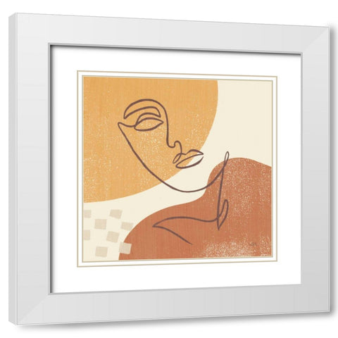Through the Window III White Modern Wood Framed Art Print with Double Matting by Marshall, Laura