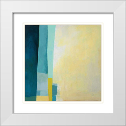 Deep Dive II White Modern Wood Framed Art Print with Double Matting by Davies, Jane