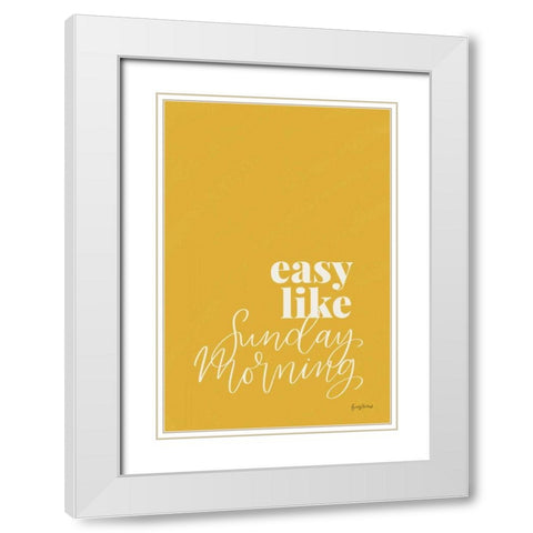 Bright Home III White Modern Wood Framed Art Print with Double Matting by Thorns, Becky