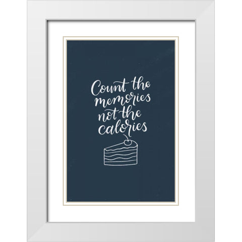 Kitchen Words IV White Modern Wood Framed Art Print with Double Matting by Thorns, Becky