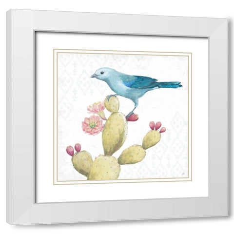 Desert Beauties XI White Modern Wood Framed Art Print with Double Matting by Brissonnet, Daphne