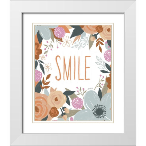 Happy Thoughts III White Modern Wood Framed Art Print with Double Matting by Tavoletti, Anne