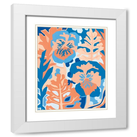 Garden Glory White Modern Wood Framed Art Print with Double Matting by Gallagher, Megan