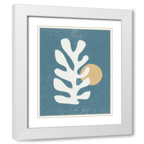 Matisse Homage II White Modern Wood Framed Art Print with Double Matting by Hershey, Moira
