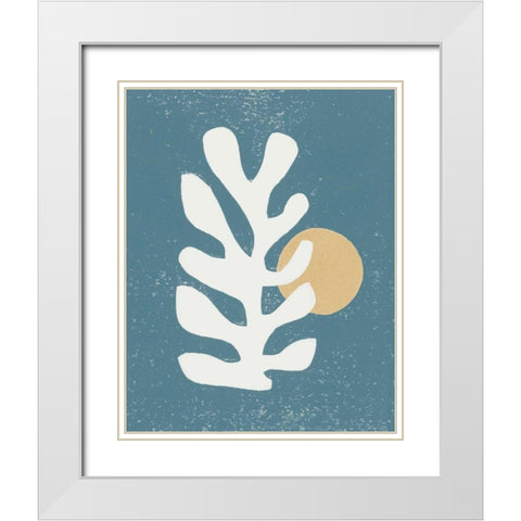 Matisse Homage II White Modern Wood Framed Art Print with Double Matting by Hershey, Moira